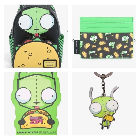 Loungefly Bags Invader Zim Taco Bundle Poshmark